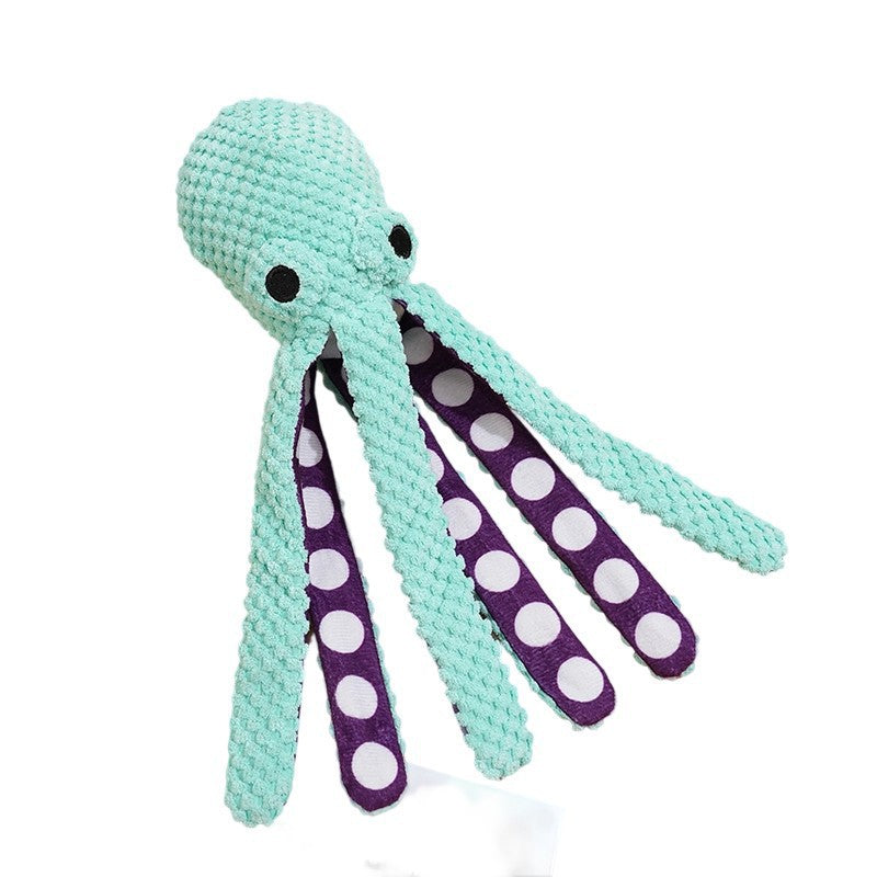 Plush Octopus Pet Sound Toy