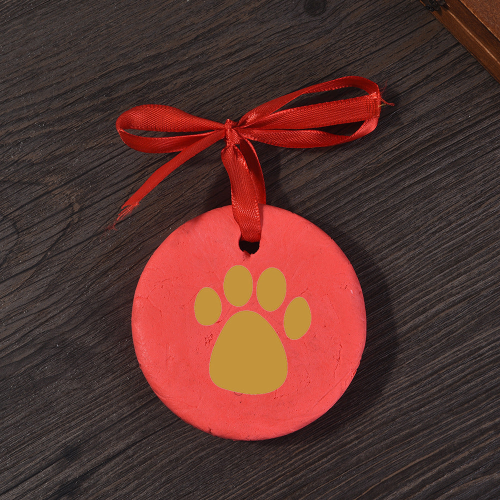Pet Paw Print Clay Keepsake Kit