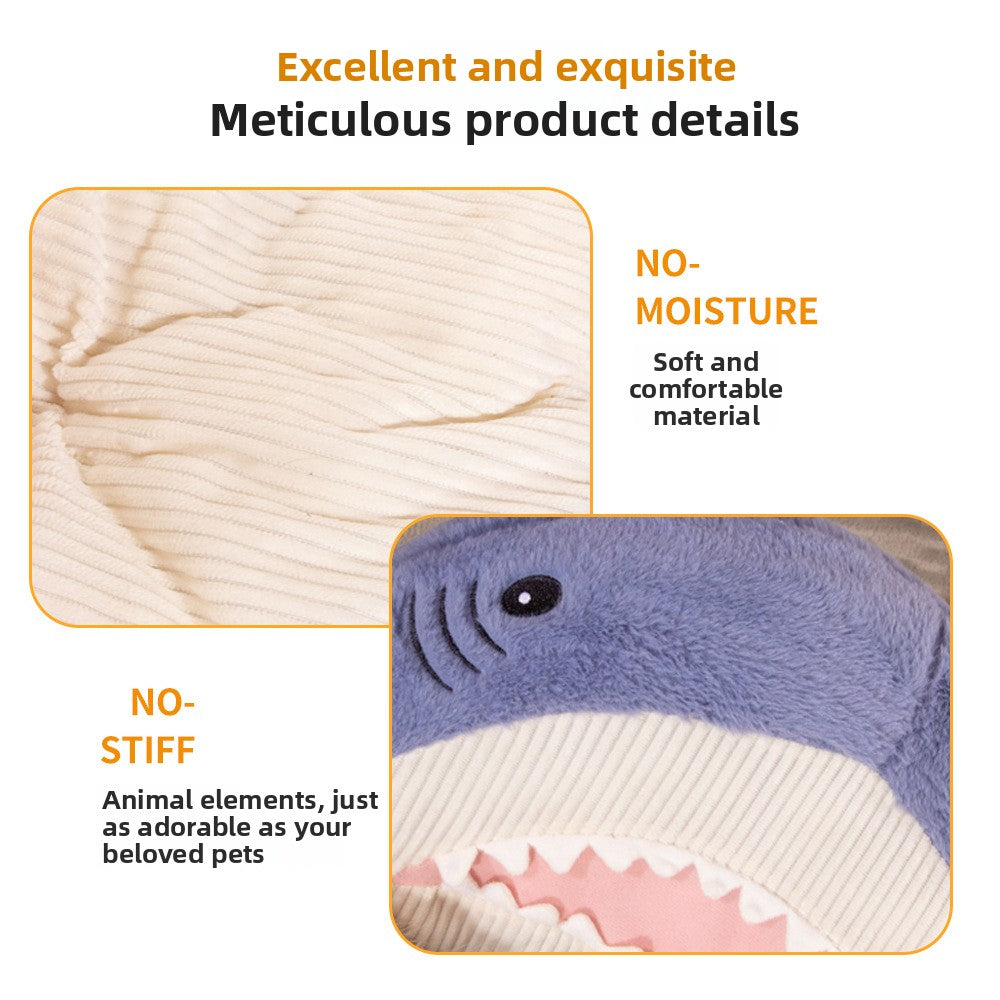 Shark Shape Pet Bed Sleeping Mat