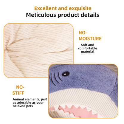 Shark Shape Pet Bed Sleeping Mat