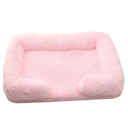 Dog Kennel Plush Round Pet Kennel Pet Bed Pet Supplies