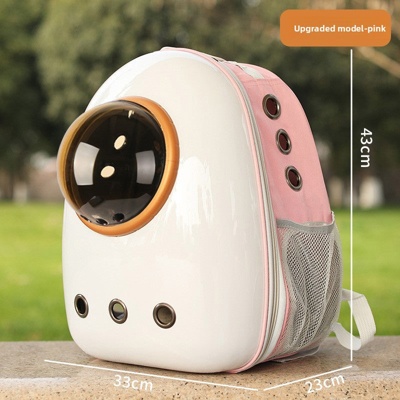 Cat & Small Dog Carrier Backpack with Clear Window and Breathable Mesh