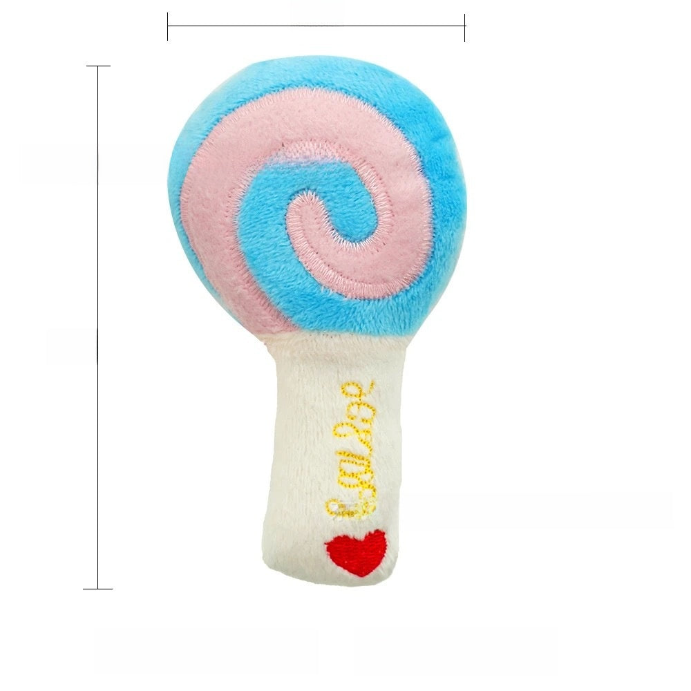 Pet dog plush sound-making toy