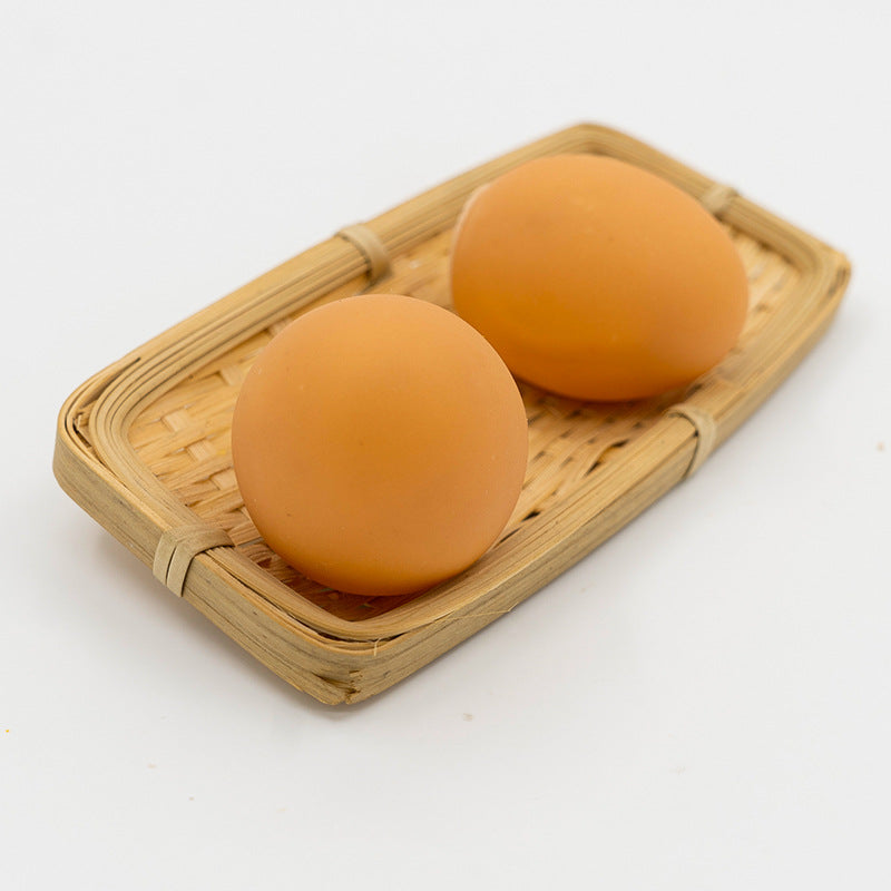 Vinyl Sound Egg Dog Chew Toy