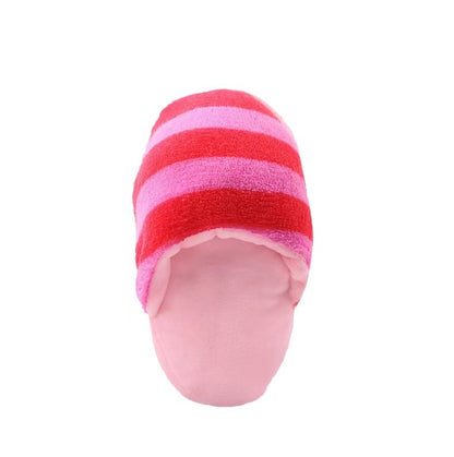 Plush Squeaky Dog Slipper Toy