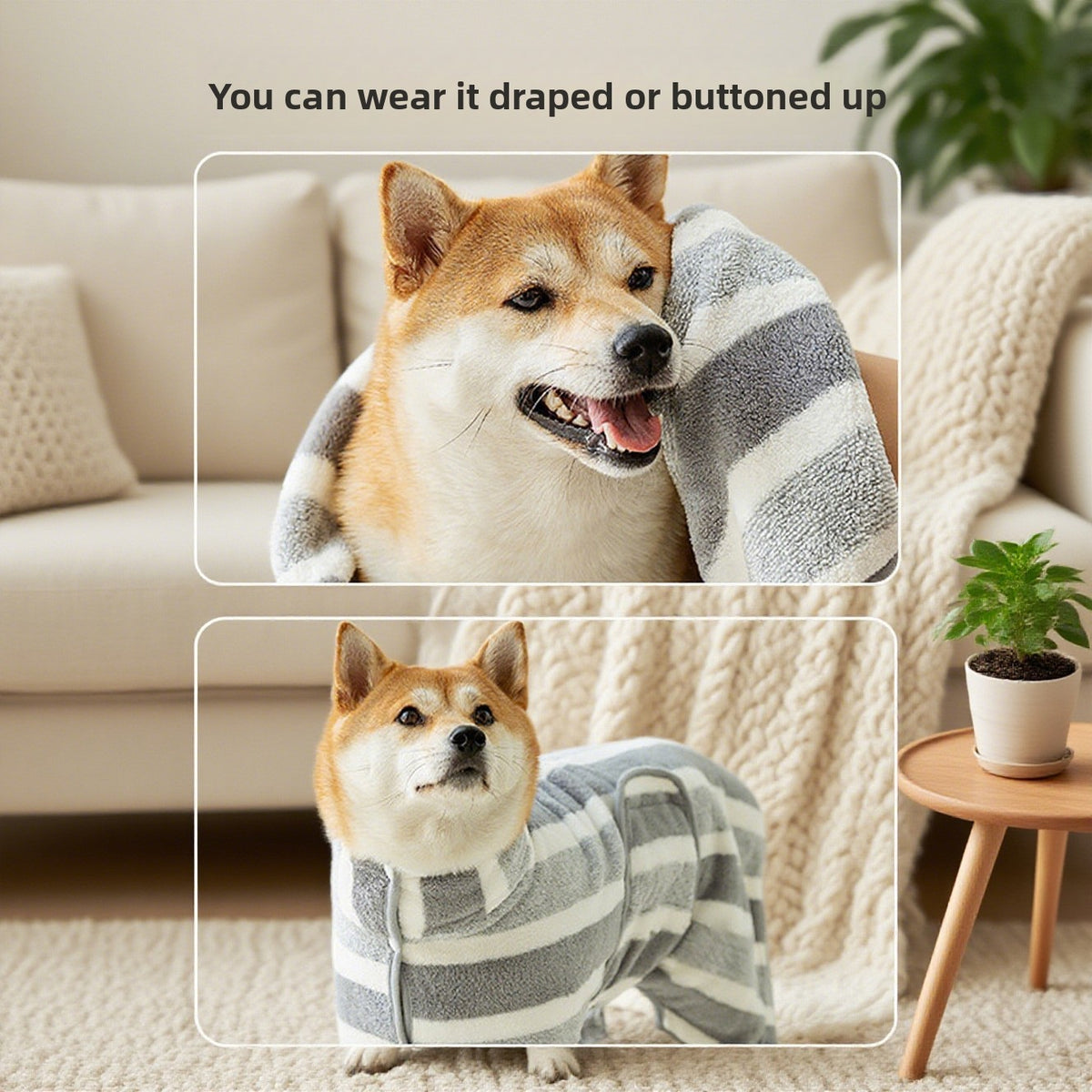 Absorbent bath towel pet supplies