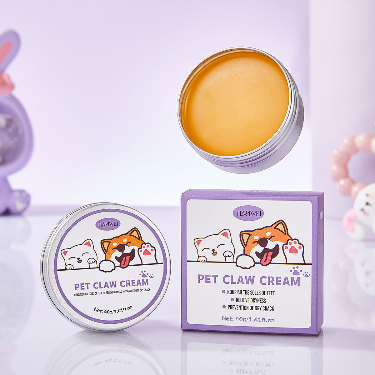 Cat and Dog Paw Cream, Anti-Dry and Cracked Paw Pads