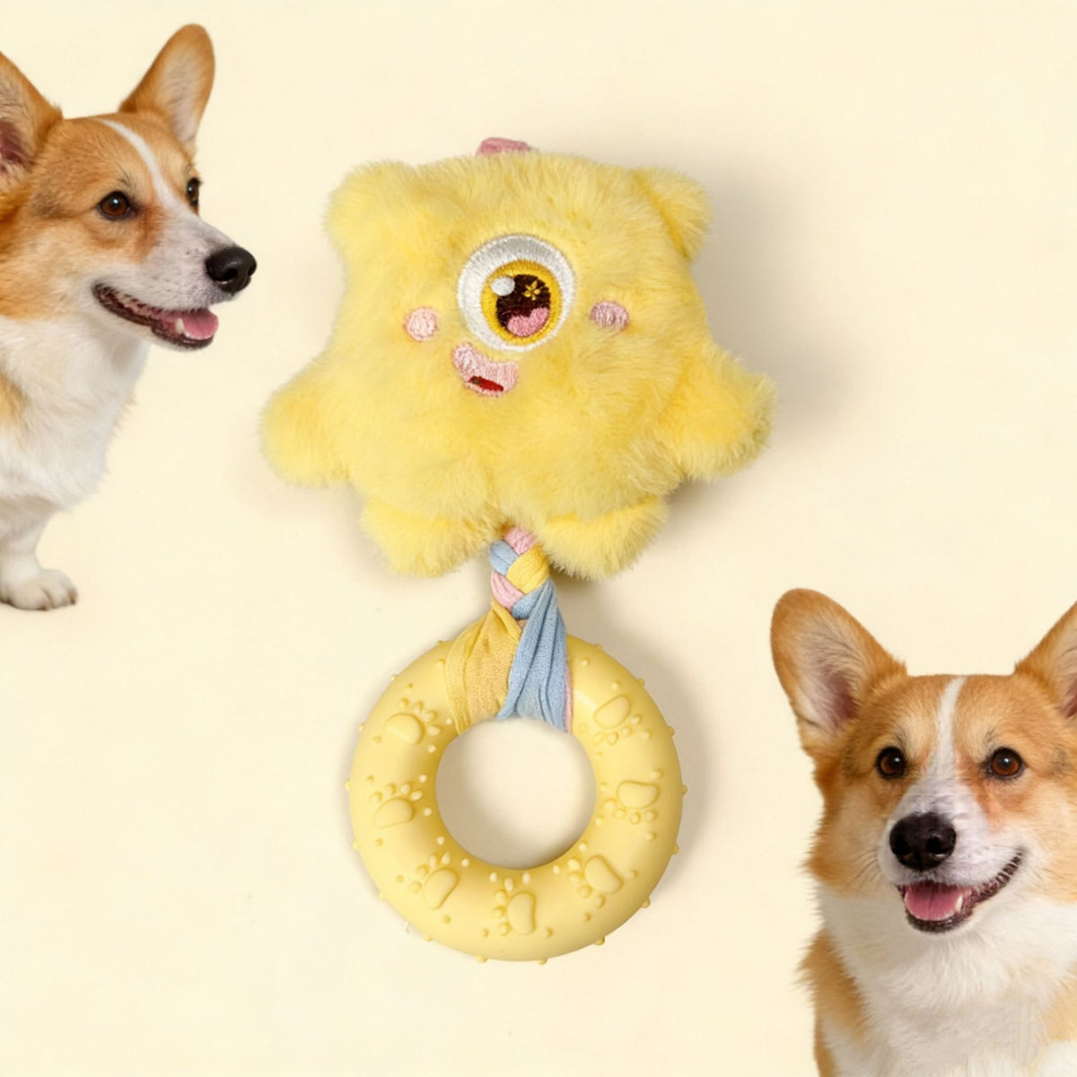 Pet dog plush sound-making toy