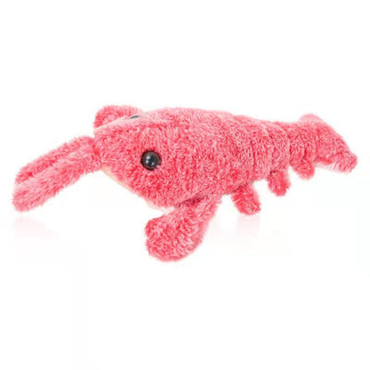 USB Rechargeable Jumping Shrimp Plush Toy