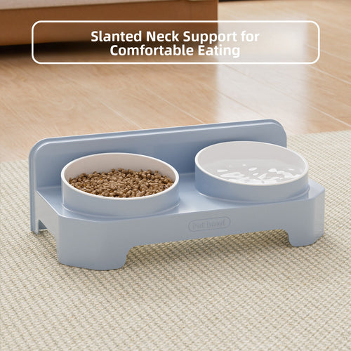 Neck Protecting Pet Food and Water Bowl