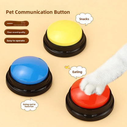 Pet communication button sounder