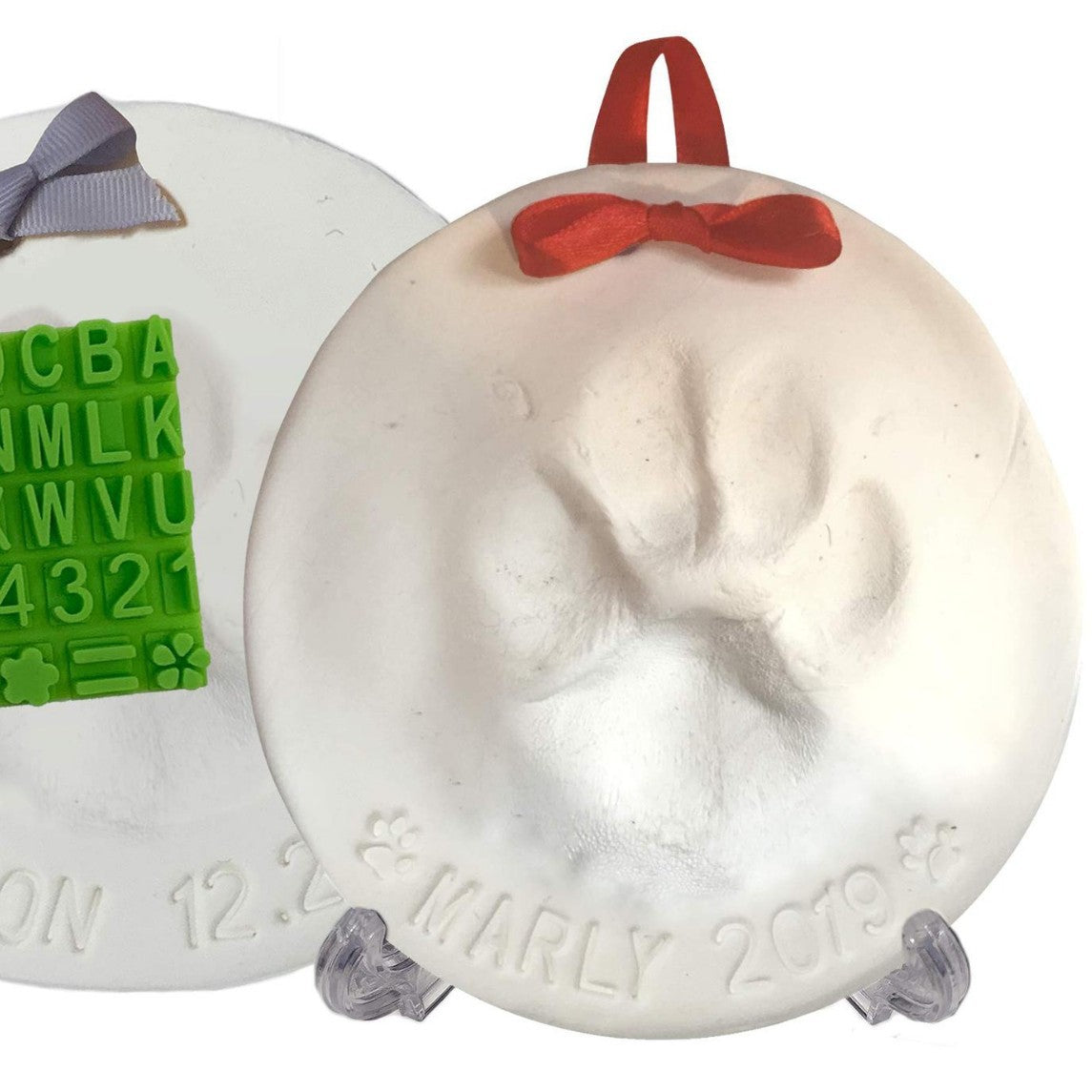 Pet Paw Print Clay Keepsake Kit