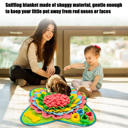 Dog Sniffing Mat Slow Feeder Puzzle Toy