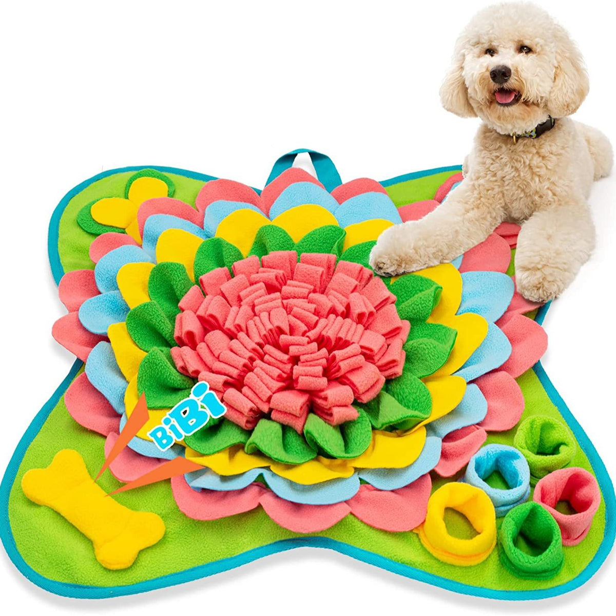 Dog Sniffing Mat Slow Feeder Puzzle Toy
