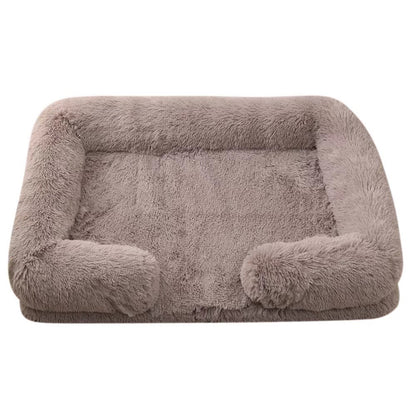 Dog Kennel Plush Round Pet Kennel Pet Bed Pet Supplies