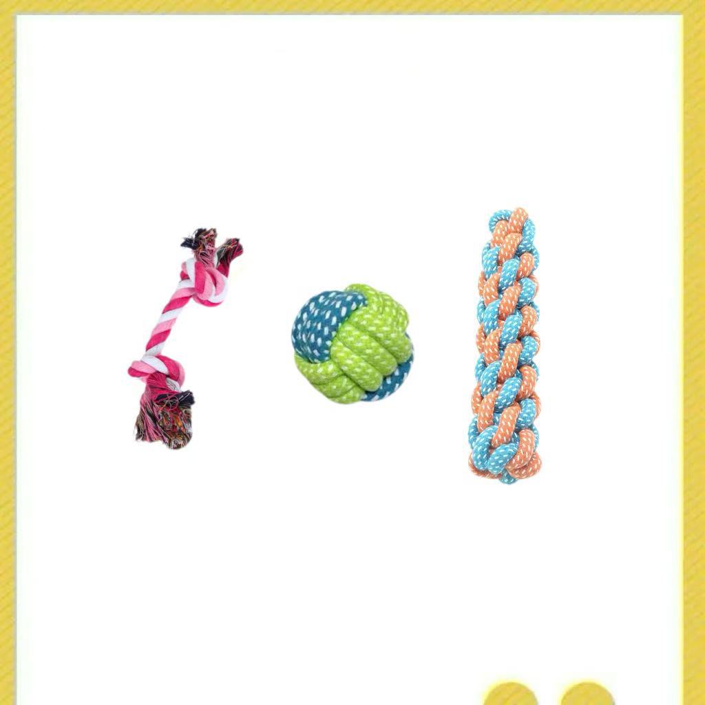 Durable Cotton Rope Chew Toy for Small Dogs