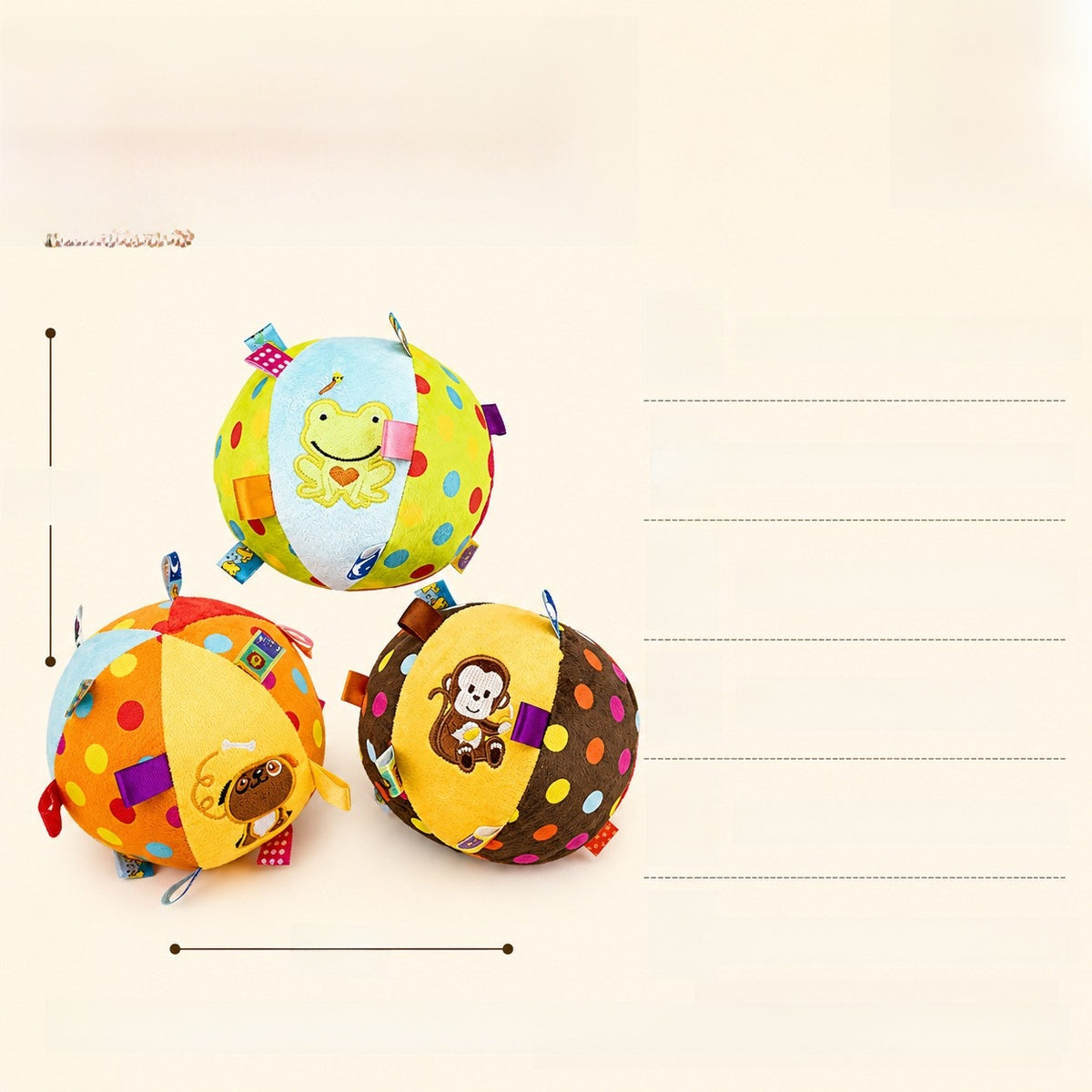 Dog Toy Ball with Bell Sound