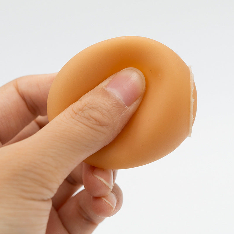 Vinyl Sound Egg Dog Chew Toy