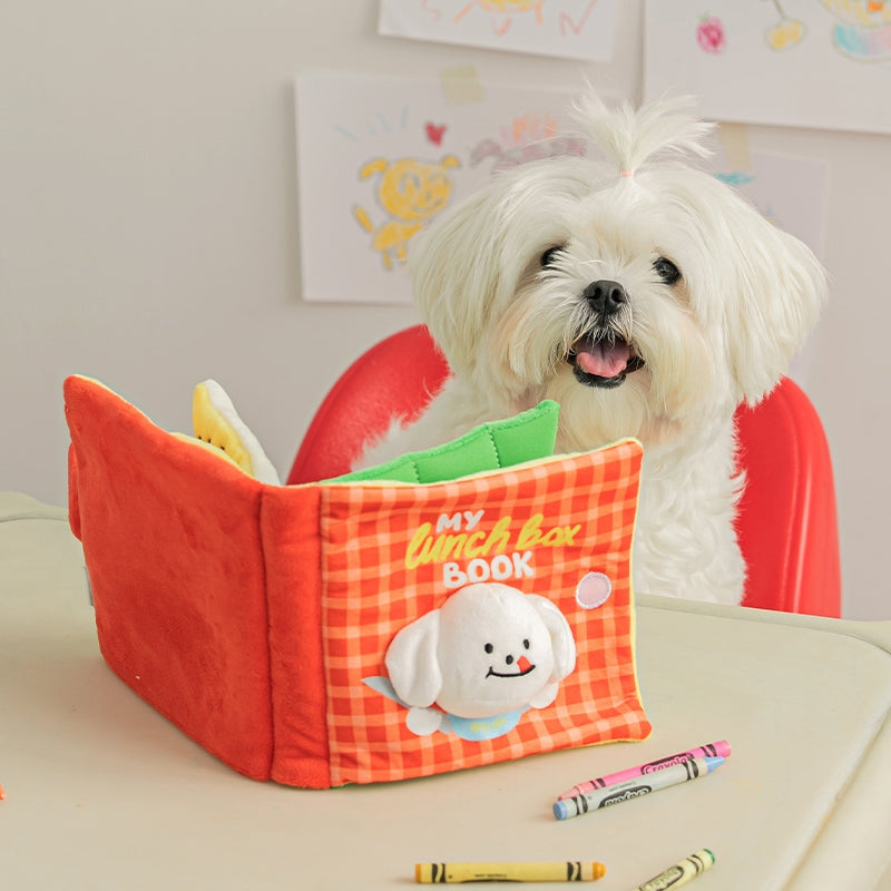 Interactive Sniffing Sound Making Pet Toy Book