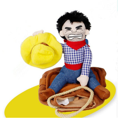 Pet creative and funny horse-riding costume