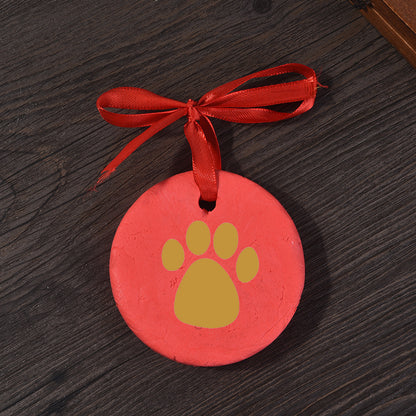 Pet Paw Print Clay Keepsake Kit