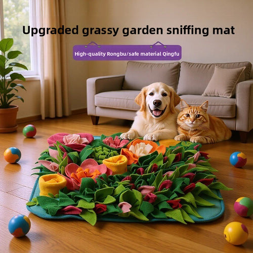 Pet Sniffing Mat Bionic Grass Play Pad