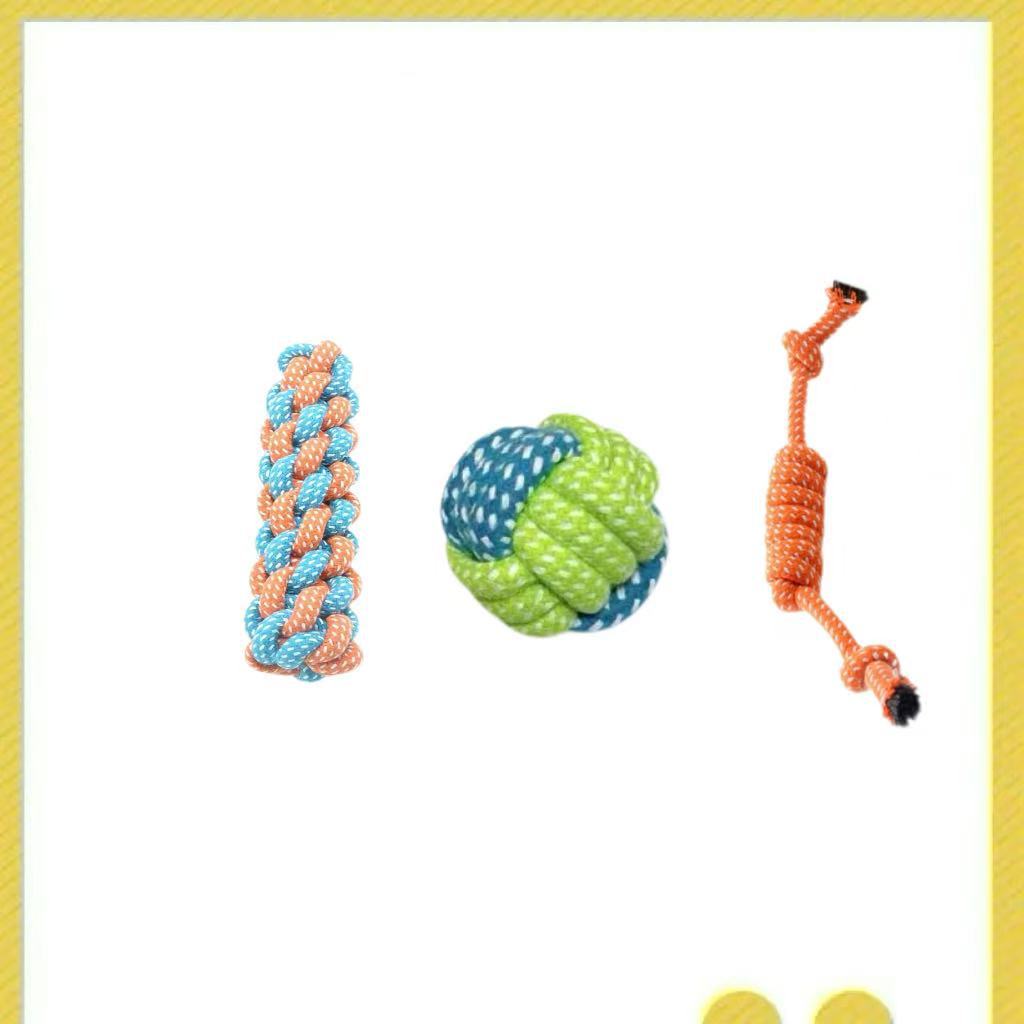 Durable Cotton Rope Chew Toy for Small Dogs