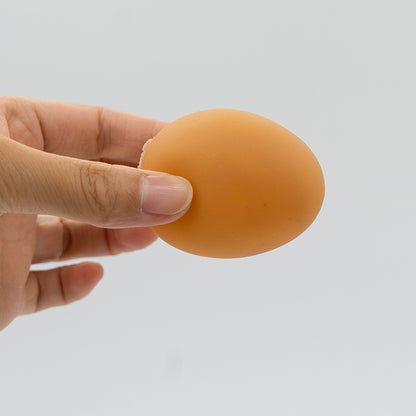 Vinyl Sound Egg Dog Chew Toy
