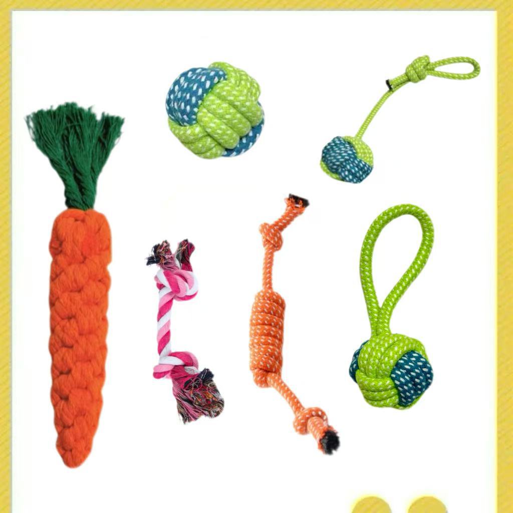 Durable Cotton Rope Chew Toy for Small Dogs