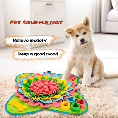 Dog Sniffing Mat Slow Feeder Puzzle Toy