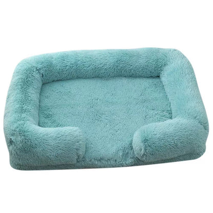 Dog Kennel Plush Round Pet Kennel Pet Bed Pet Supplies