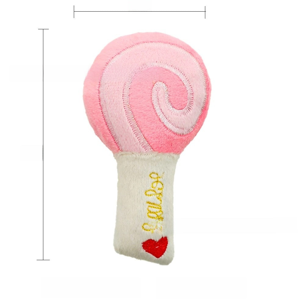 Pet dog plush sound-making toy