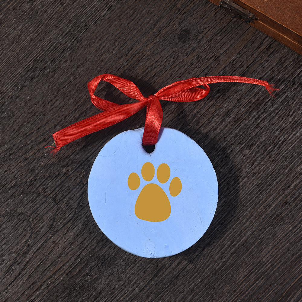 Pet Paw Print Clay Keepsake Kit