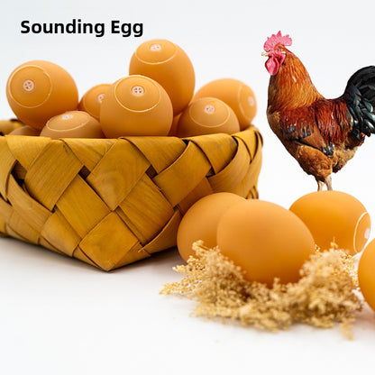 Vinyl Sound Egg Dog Chew Toy
