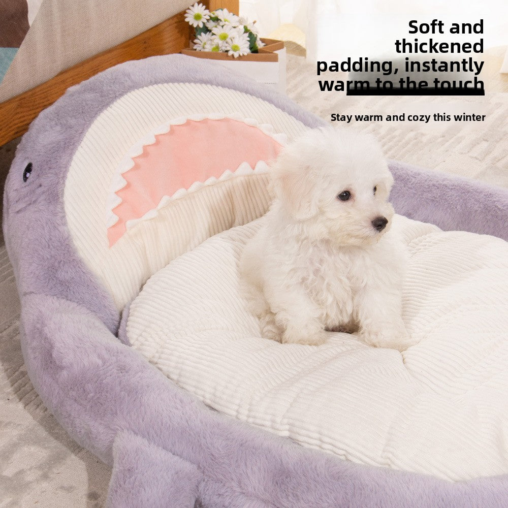 Shark Shape Pet Bed Sleeping Mat