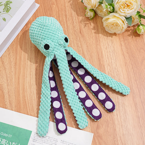 Plush Octopus Pet Sound Toy