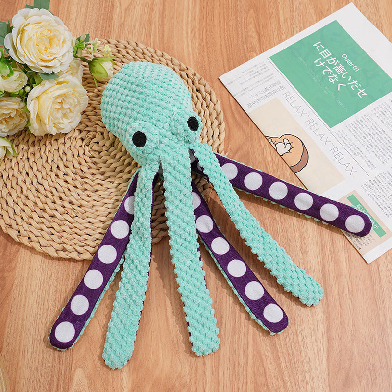 Plush Octopus Pet Sound Toy