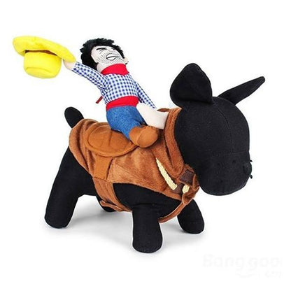 Pet creative and funny horse-riding costume