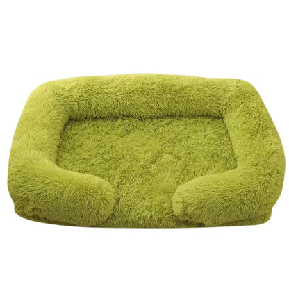 Dog Kennel Plush Round Pet Kennel Pet Bed Pet Supplies