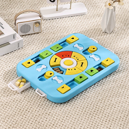 Interactive Pet Slow Feeder Maze Game Tray