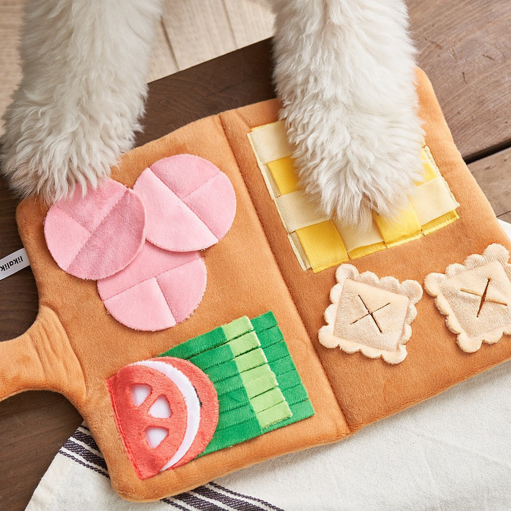 Interactive Sniffing Sound Making Pet Toy Book