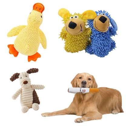 Pet dog plush sound-making toy