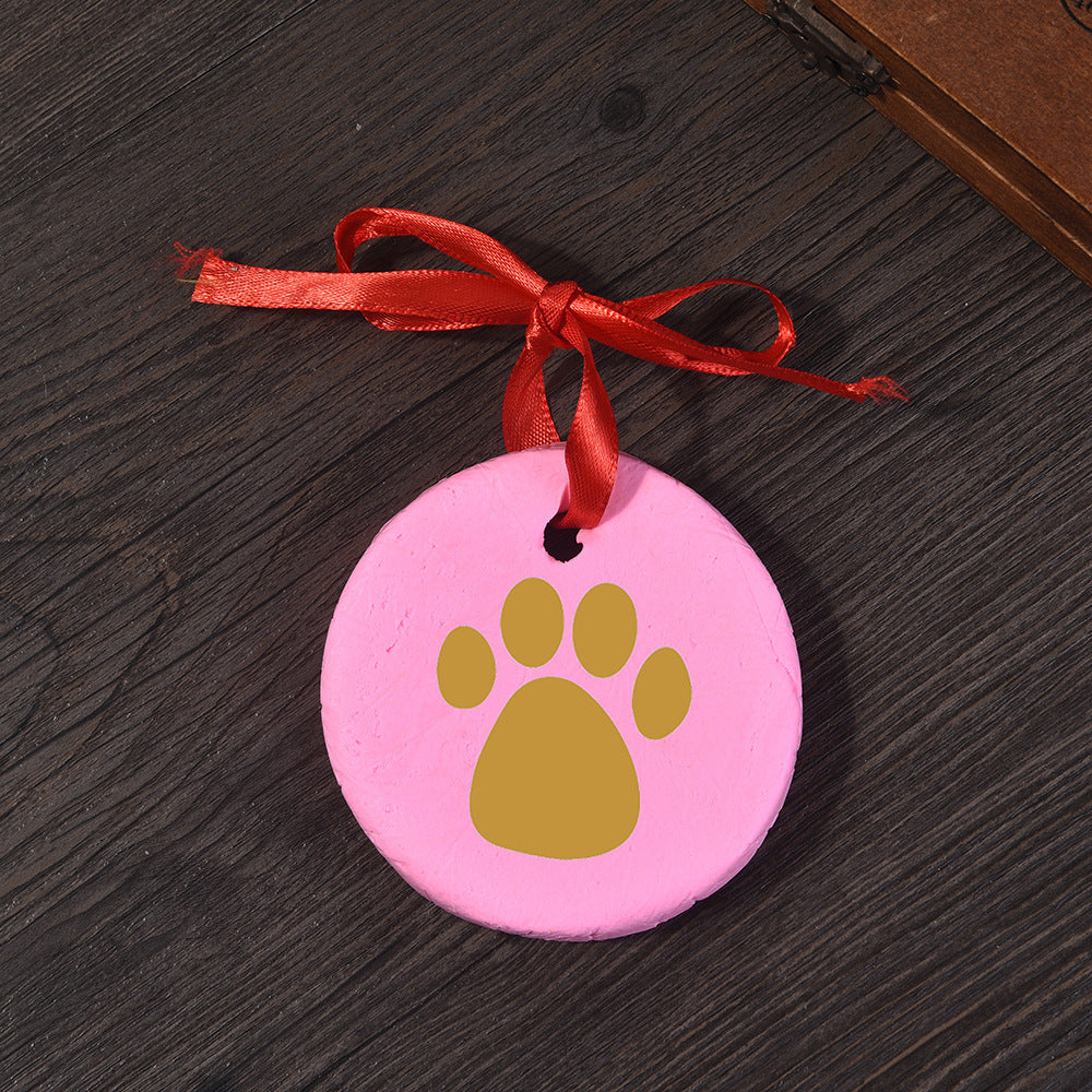 Pet Paw Print Clay Keepsake Kit