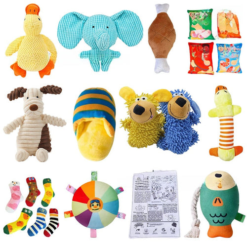 Pet dog plush sound-making toy