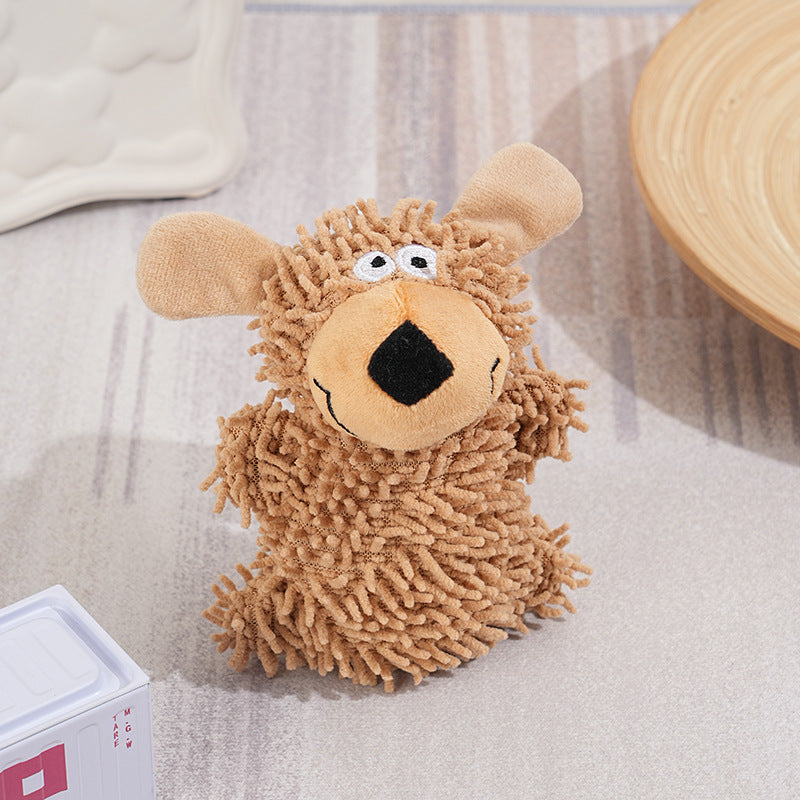 Cartoon Sounding Plush Dog Toy