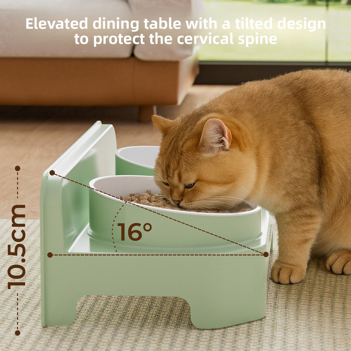 Neck Protecting Pet Food and Water Bowl