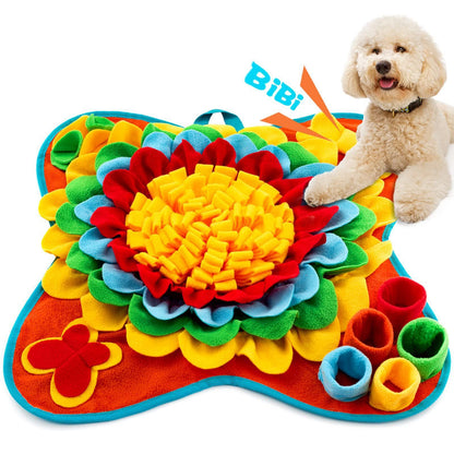 Dog Sniffing Mat Slow Feeder Puzzle Toy