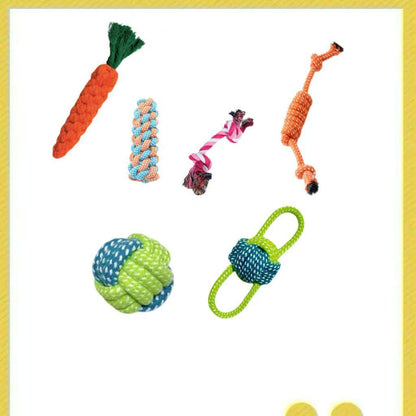Durable Cotton Rope Chew Toy for Small Dogs
