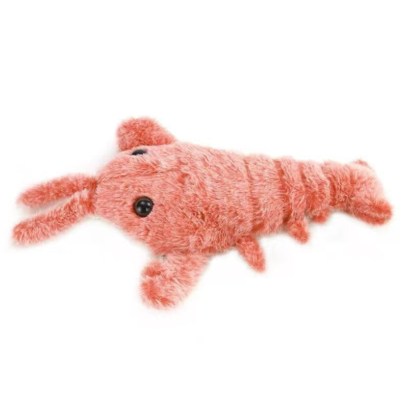 USB Rechargeable Jumping Shrimp Plush Toy