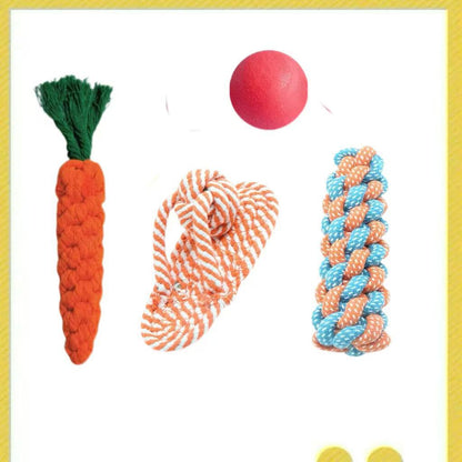 Durable Cotton Rope Chew Toy for Small Dogs
